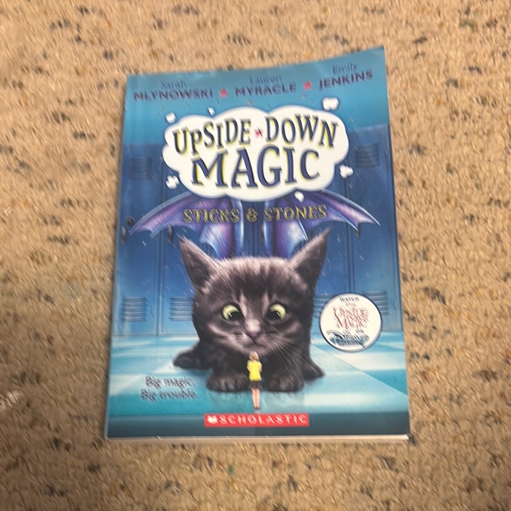 Scholastic Upside-Down Magic Book with Blue and Black Cover